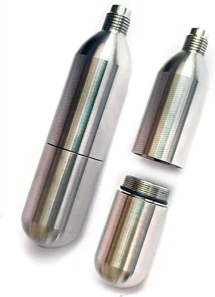 Bein sölu á verksmiðju áfyllanleg 16G CO2 skothylki 16G CO2 Skiptihylki með verksmiðjusniðnum